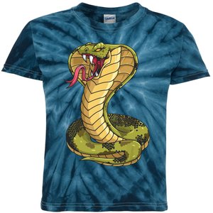 Funny Cobra Design For Men Women King Snake Cobra Lover Kids Tie-Dye T-Shirt