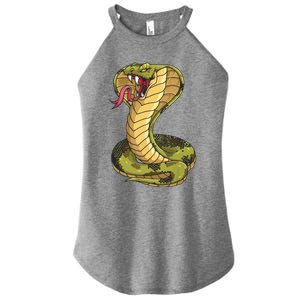 Funny Cobra Design For Men Women King Snake Cobra Lover Women's Perfect Tri Rocker Tank