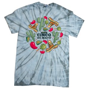 Feliz Cinco De Mayo Party, Mexican Holiday ,5 De Mayo Fiesta Tie-Dye T-Shirt