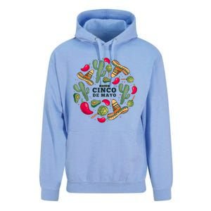 Feliz Cinco De Mayo Party, Mexican Holiday ,5 De Mayo Fiesta Unisex Surf Hoodie