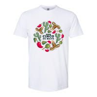 Feliz Cinco De Mayo Party, Mexican Holiday ,5 De Mayo Fiesta Softstyle CVC T-Shirt