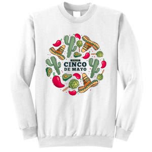 Feliz Cinco De Mayo Party, Mexican Holiday ,5 De Mayo Fiesta Sweatshirt