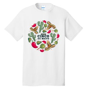 Feliz Cinco De Mayo Party, Mexican Holiday ,5 De Mayo Fiesta Tall T-Shirt