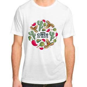 Feliz Cinco De Mayo Party, Mexican Holiday ,5 De Mayo Fiesta Adult ChromaSoft Performance T-Shirt