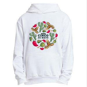 Feliz Cinco De Mayo Party, Mexican Holiday ,5 De Mayo Fiesta Urban Pullover Hoodie