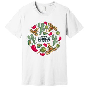 Feliz Cinco De Mayo Party, Mexican Holiday ,5 De Mayo Fiesta Premium T-Shirt