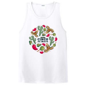 Feliz Cinco De Mayo Party, Mexican Holiday ,5 De Mayo Fiesta PosiCharge Competitor Tank