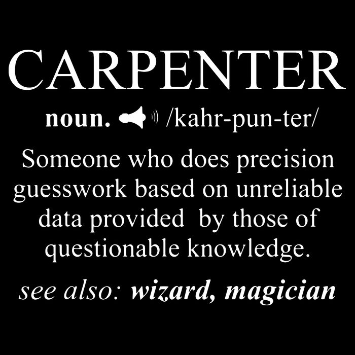 Funny Carpenter Definition Shirts Woodworking Carpentry Gift City Backpack