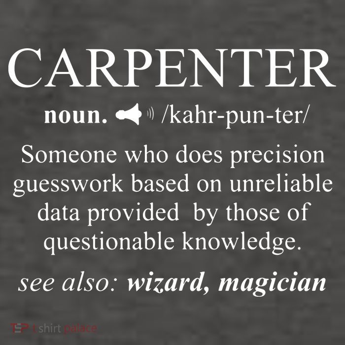 Funny Carpenter Definition Shirts Woodworking Carpentry Gift Vector Backpack