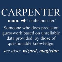 Funny Carpenter Definition Shirts Woodworking Carpentry Gift Cool Comfort Performance Bucket Hat