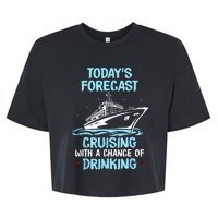 Funny Cruise Design For  Cruising Boat Trip Lovers Bella+Canvas Jersey Crop Tee