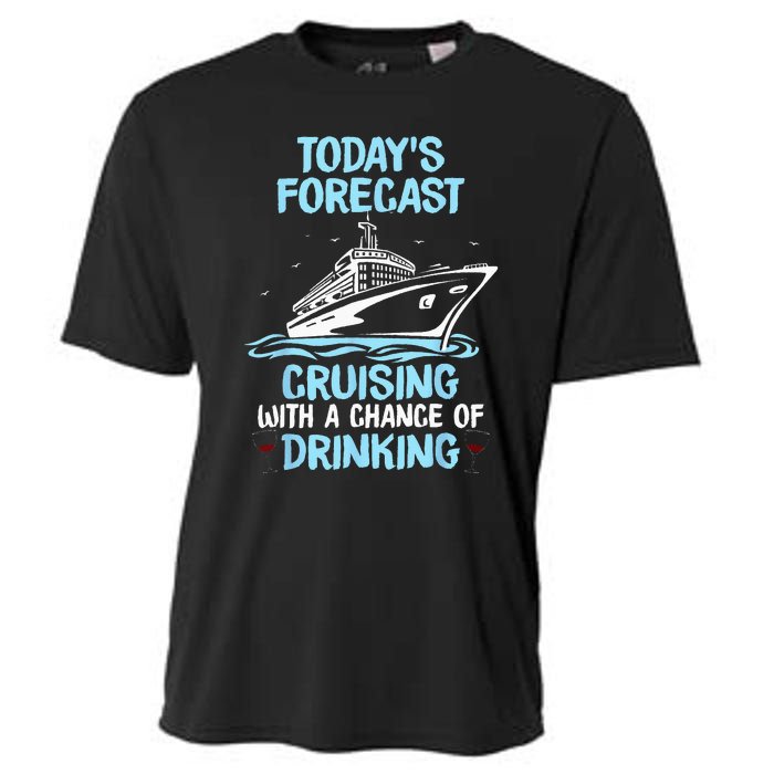 Funny Cruise Design For  Cruising Boat Trip Lovers Cooling Performance Crew T-Shirt