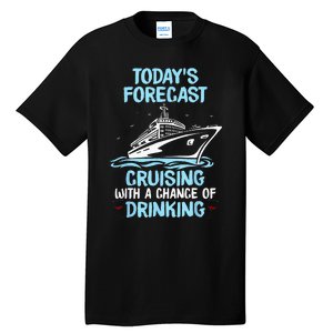 Funny Cruise Design For  Cruising Boat Trip Lovers Tall T-Shirt