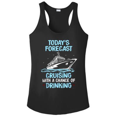 Funny Cruise Design For  Cruising Boat Trip Lovers Ladies PosiCharge Competitor Racerback Tank