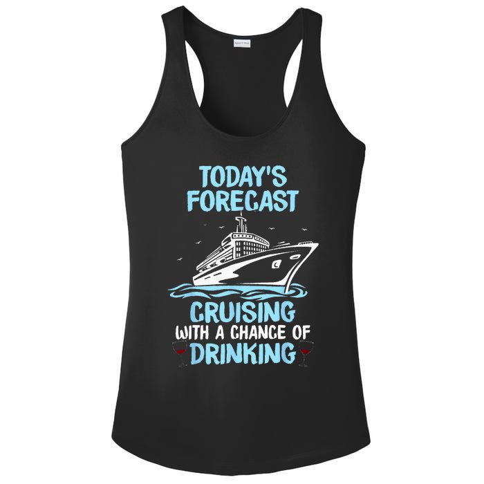 Funny Cruise Design For  Cruising Boat Trip Lovers Ladies PosiCharge Competitor Racerback Tank