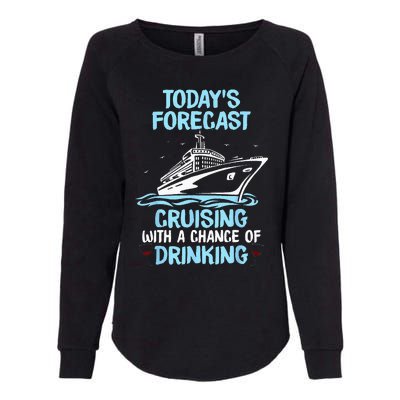 Funny Cruise Design For  Cruising Boat Trip Lovers Womens California Wash Sweatshirt