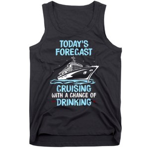 Funny Cruise Design For  Cruising Boat Trip Lovers Tank Top