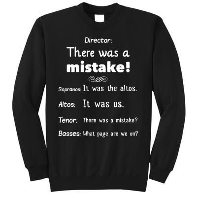 Funny Choir Director Soprano Alto Tenor Bass Sweatshirt