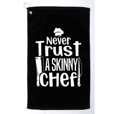 Funny Chef Design For Men Women Culinary Chef Cook Cooking Platinum Collection Golf Towel