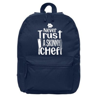 Funny Chef Design For Men Women Culinary Chef Cook Cooking 16 in Basic Backpack