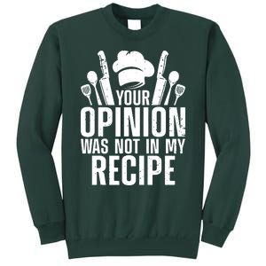 Funny Chef Design For Men Women Cooking Lover Culinary Cook Sweatshirt