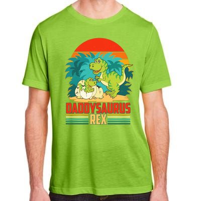 Funny Cute Daddysaurus Rex Adult ChromaSoft Performance T-Shirt