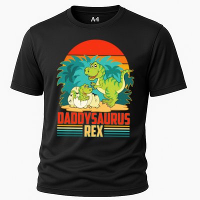Funny Cute Daddysaurus Rex Performance Shirt