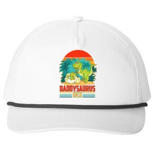 Funny Cute Daddysaurus Rex Snapback Five-Panel Rope Hat