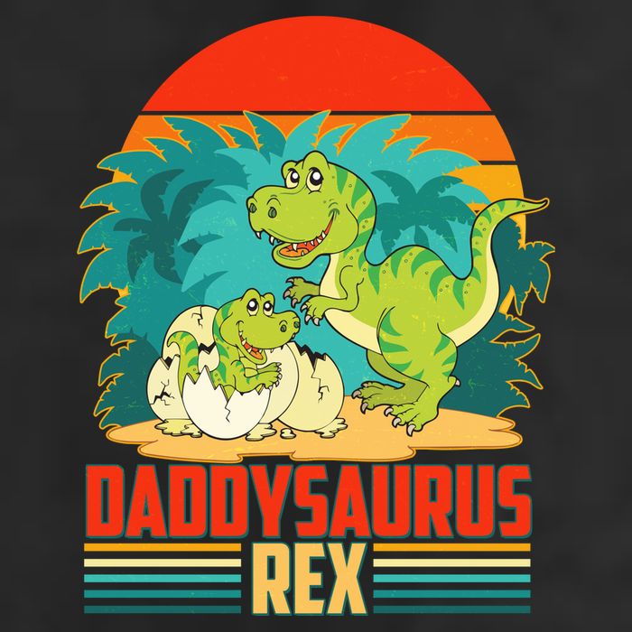 Funny Cute Daddysaurus Rex Adult Drive Performance Visor
