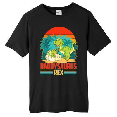 Funny Cute Daddysaurus Rex Tall Fusion ChromaSoft Performance T-Shirt