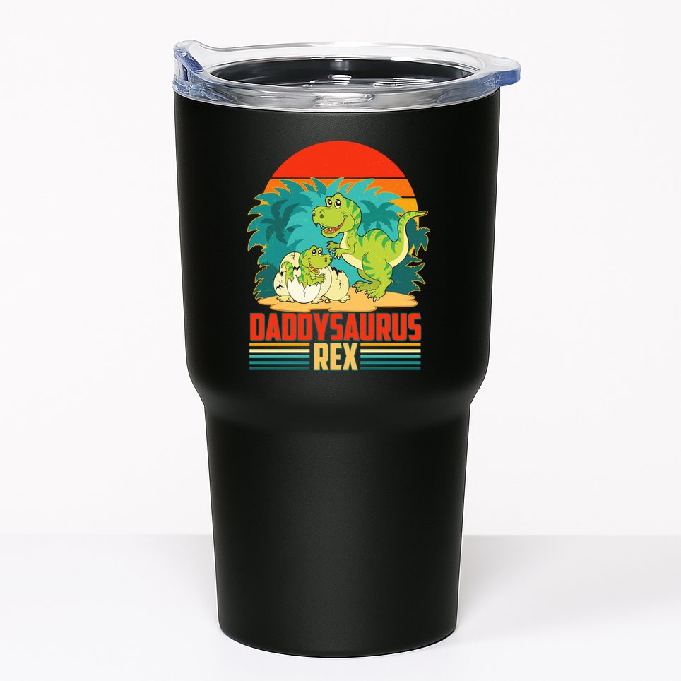 Funny Cute Daddysaurus Rex Tumbler