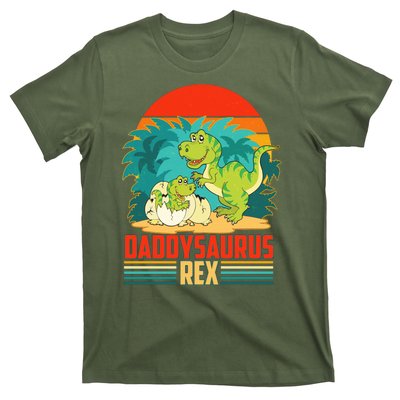 Funny Cute Daddysaurus Rex T-Shirt