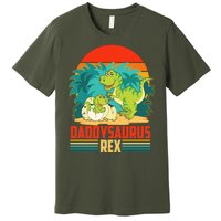 Funny Cute Daddysaurus Rex Premium T-Shirt