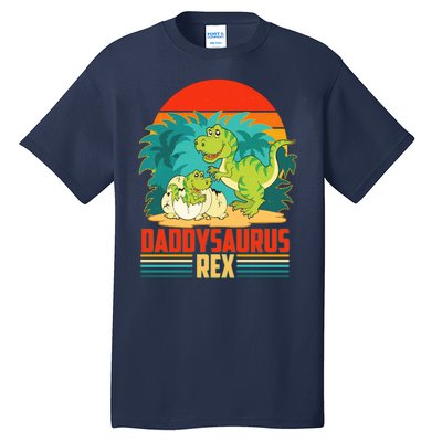 Funny Cute Daddysaurus Rex Tall T-Shirt