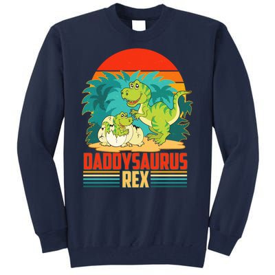 Funny Cute Daddysaurus Rex Tall Sweatshirt