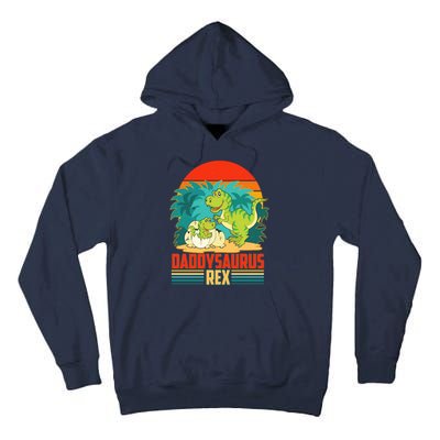 Funny Cute Daddysaurus Rex Tall Hoodie