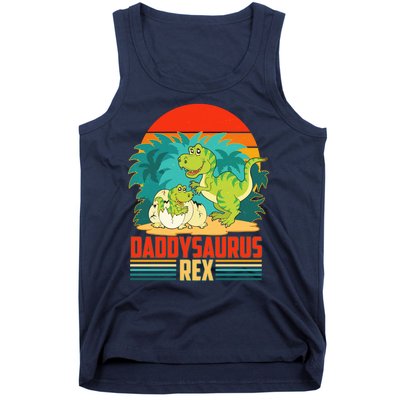 Funny Cute Daddysaurus Rex Tank Top