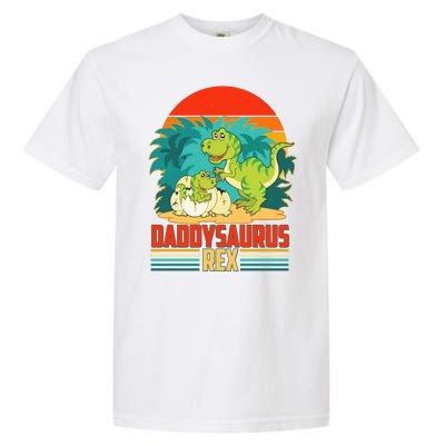 Funny Cute Daddysaurus Rex Garment-Dyed Heavyweight T-Shirt