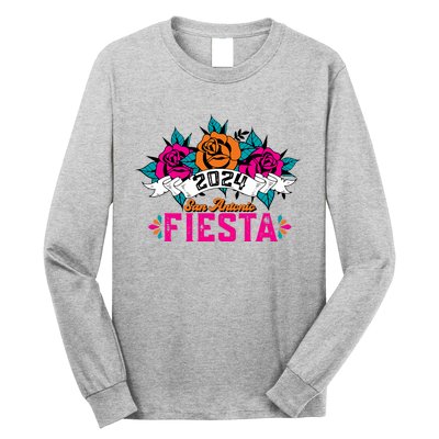 Funny Cinco De Mayo Fiesta San Antonio 2024 LetS Fiesta Long Sleeve Shirt