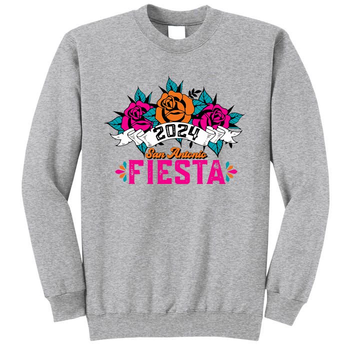 Funny Cinco De Mayo Fiesta San Antonio 2024 LetS Fiesta Tall Sweatshirt