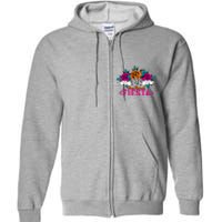 Funny Cinco De Mayo Fiesta San Antonio 2024 LetS Fiesta Full Zip Hoodie