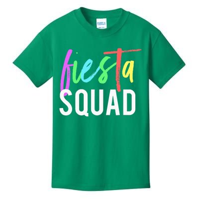 Funny Cinco De Mayo Fiesta Squad Design For Parties Kids T-Shirt