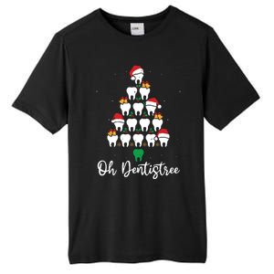 Funny Christmas Dentist Tree Dental Oh Dentistree Tooth Tree Tall Fusion ChromaSoft Performance T-Shirt