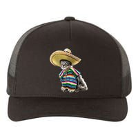 Funny Cinco De Mayo Cat Sombrero Poncho Party Gift Yupoong Adult 5-Panel Trucker Hat