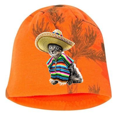 Funny Cinco De Mayo Cat Sombrero Poncho Party Gift Kati - Camo Knit Beanie