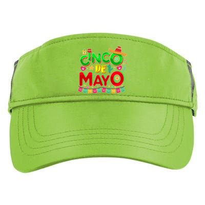 Festive Cinco De Mayo Adult Drive Performance Visor