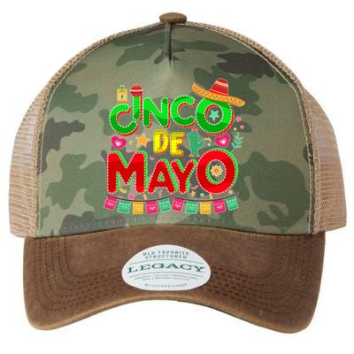 Festive Cinco De Mayo Legacy Tie Dye Trucker Hat