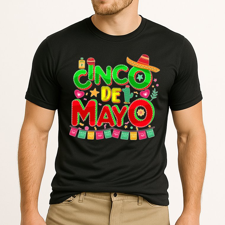 Festive Cinco De Mayo Cooling Performance Crew T-Shirt
