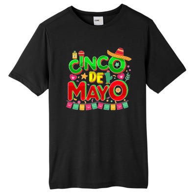 Festive Cinco De Mayo Tall Fusion ChromaSoft Performance T-Shirt