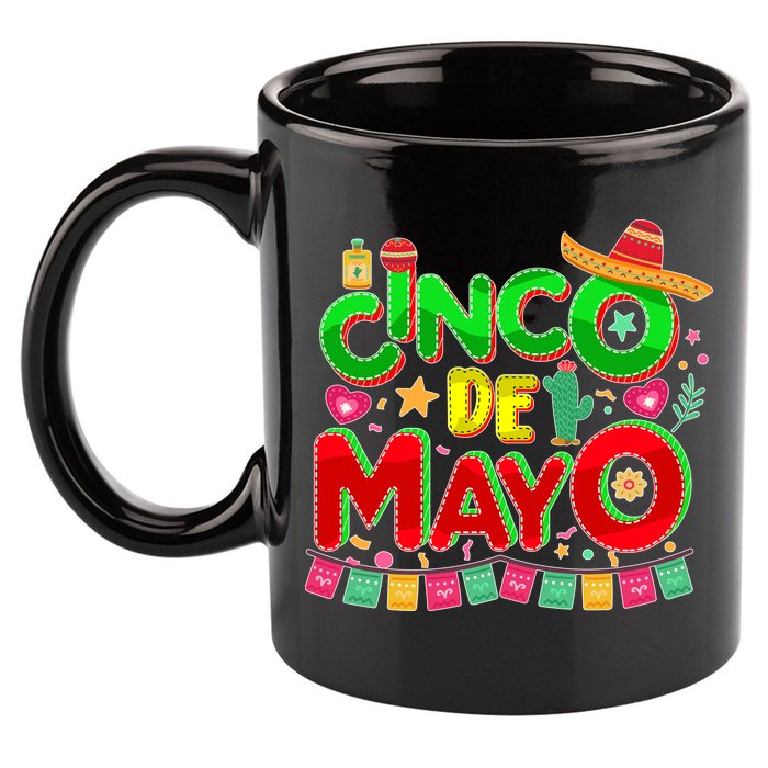 Festive Cinco De Mayo 11oz C Handle Ceramic Mug